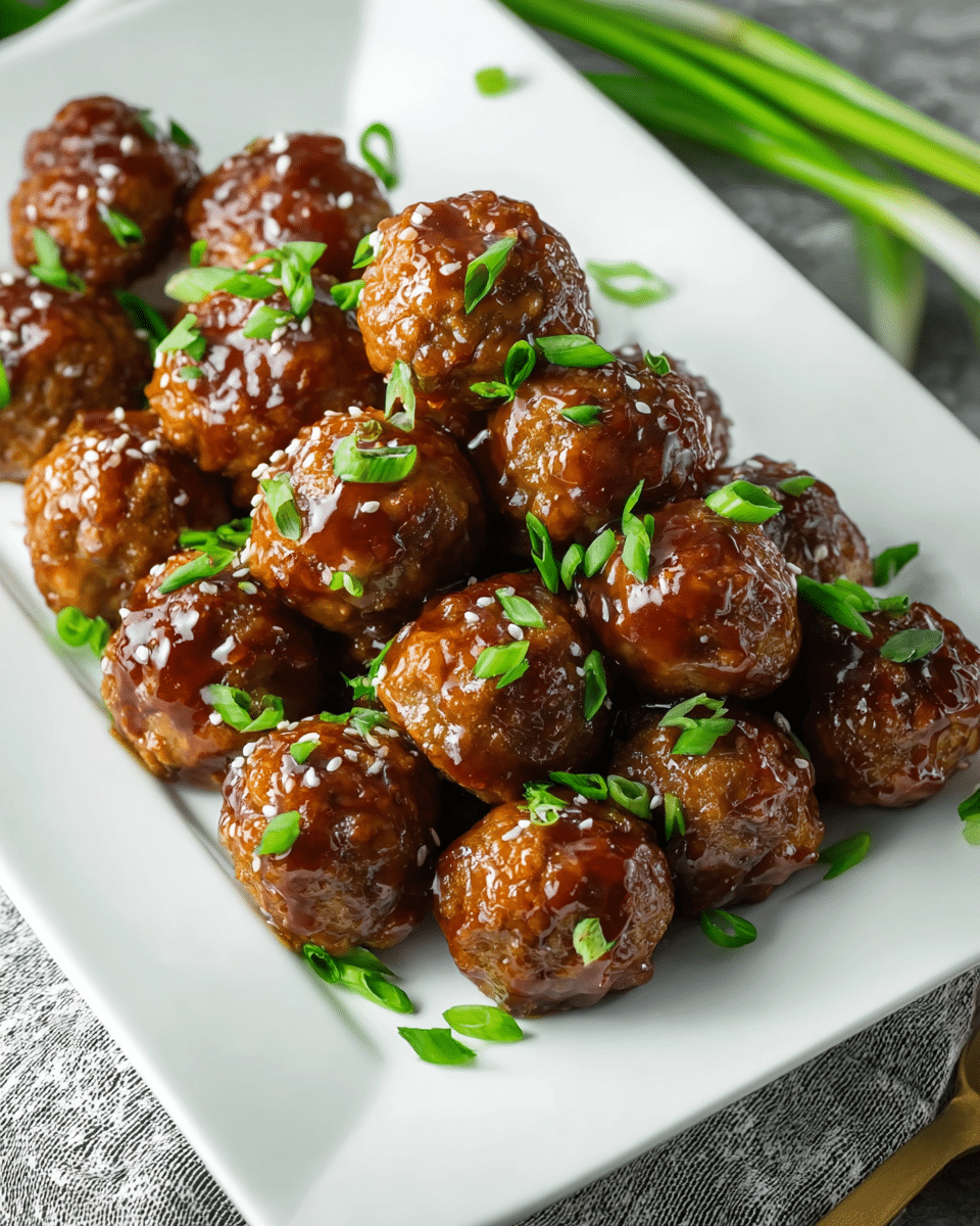Asian Meatballs Crockpot