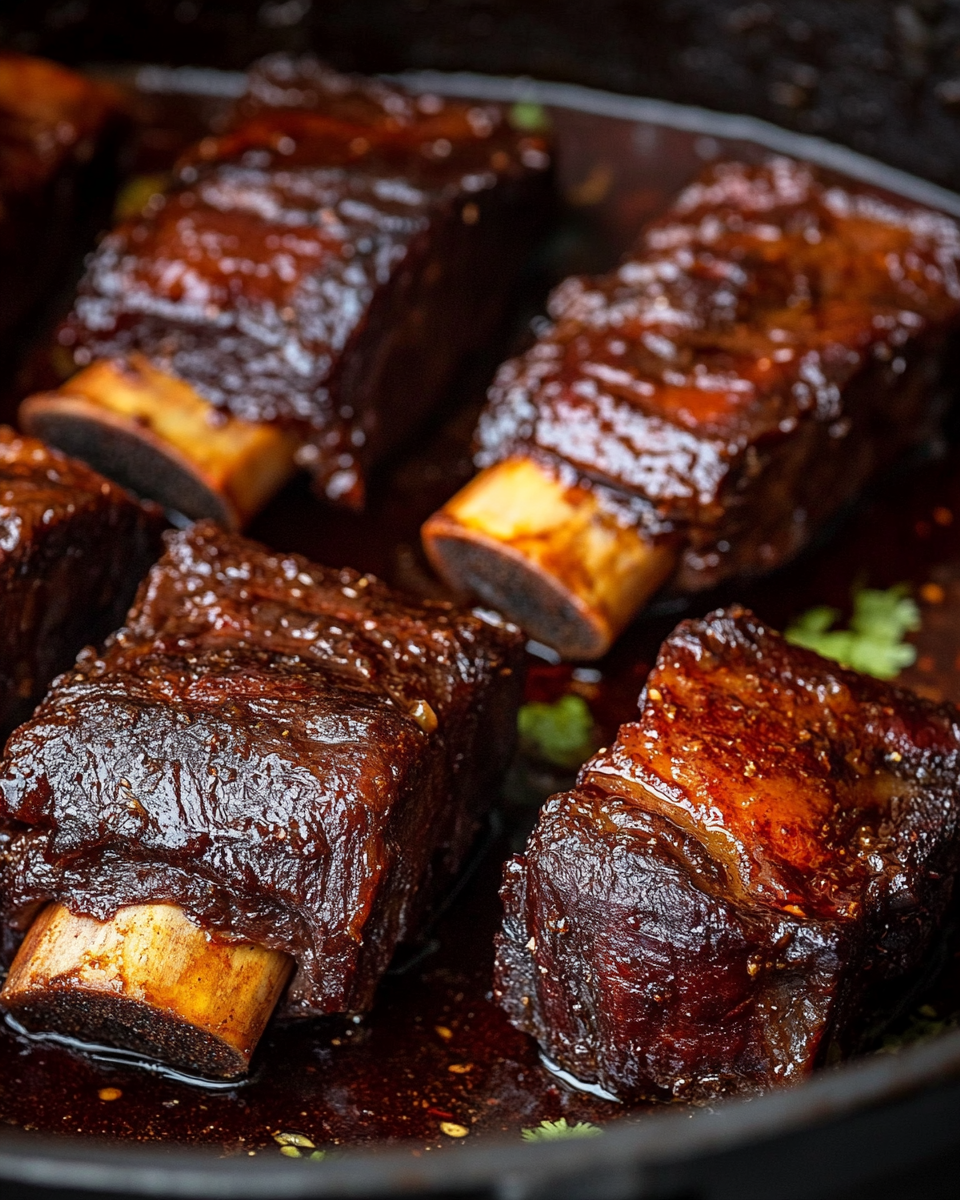 Caramelized Slow Roast Asian Beef Short Rib