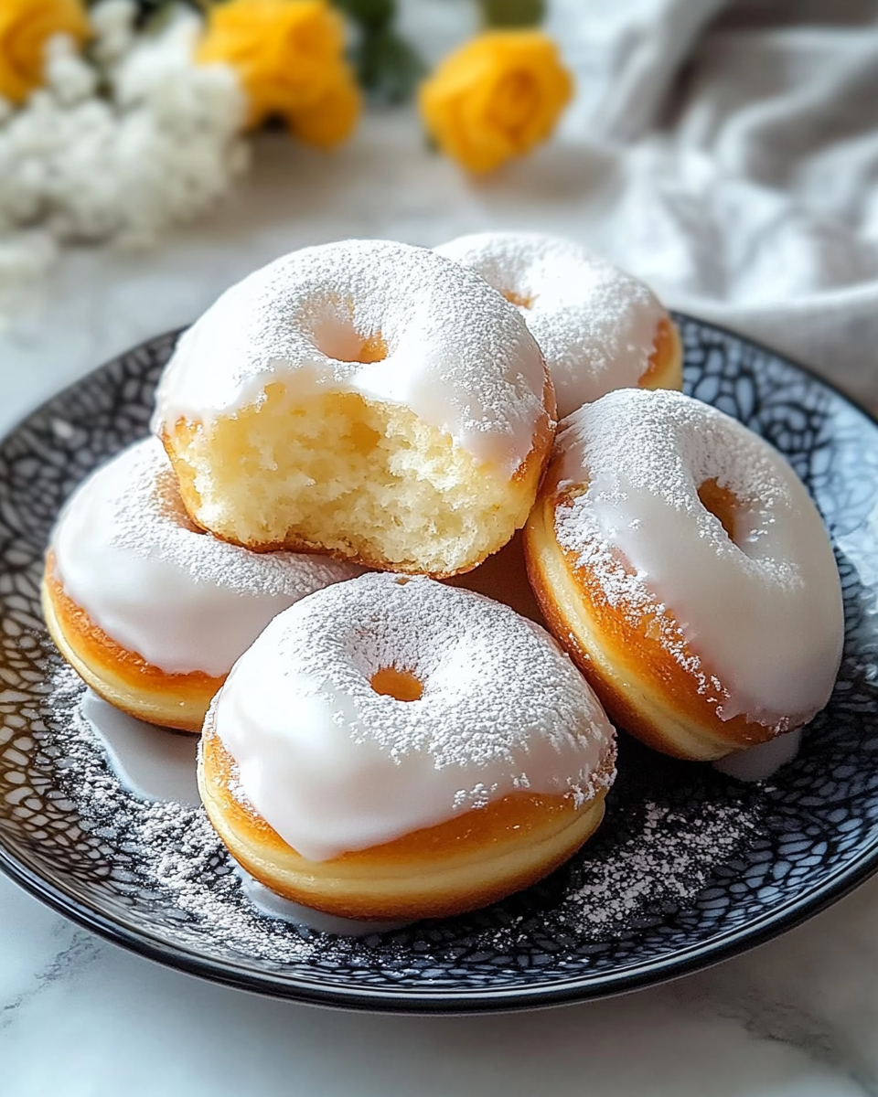 Cloud-like Vanilla Donuts