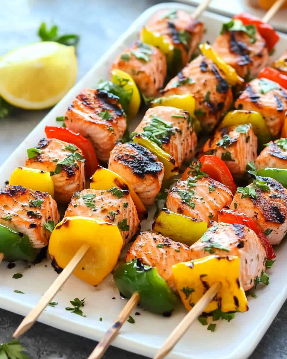 Salmon Kebabs
