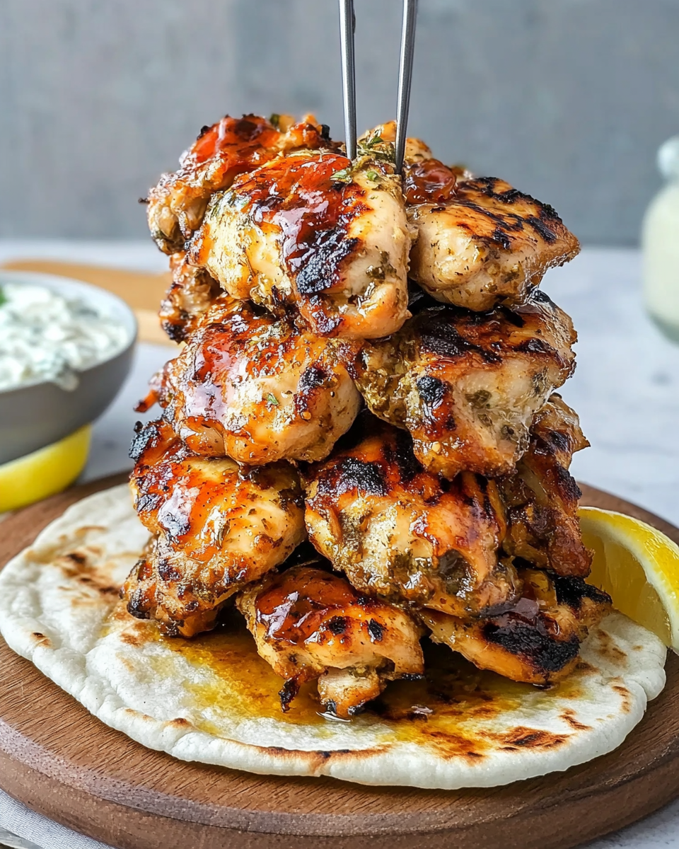 Greek Chicken Gyros