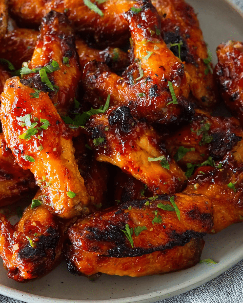 Honey Sriracha Chicken Wings