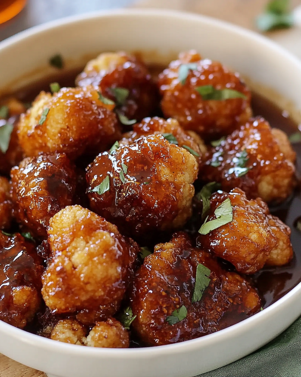 Southern Hot Honey Cauliflower Bites