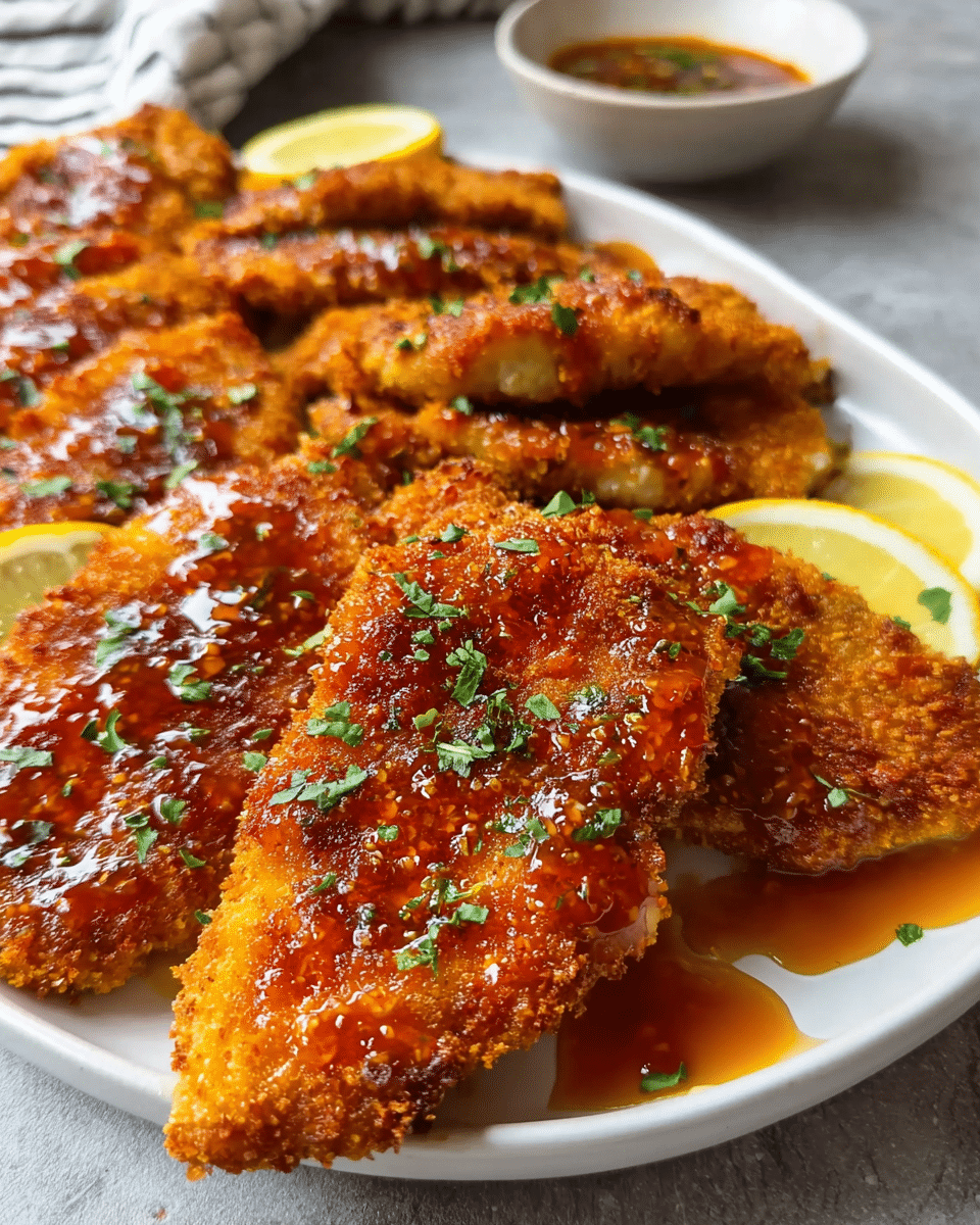 Hot Honey Chicken Cutlets