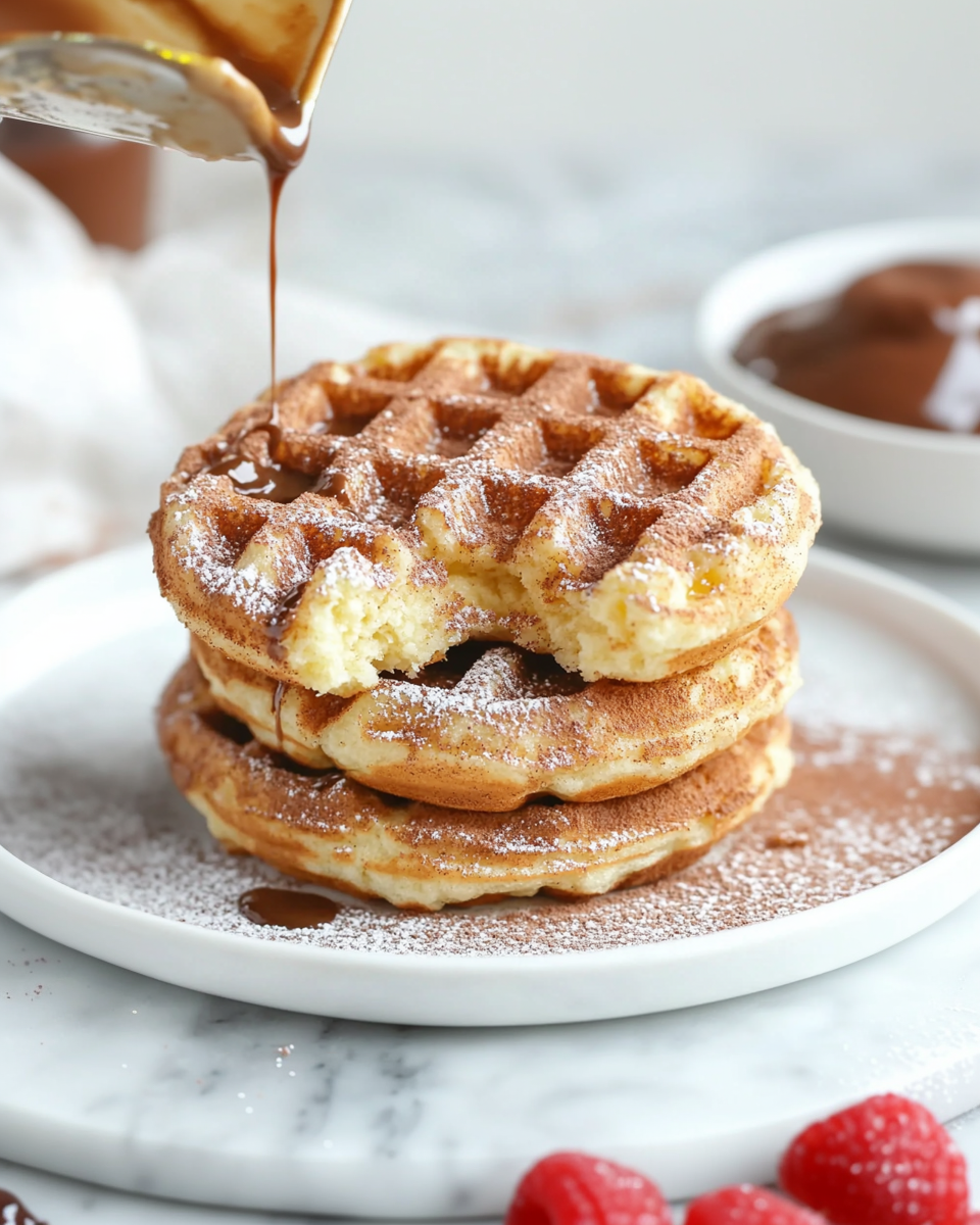 Keto Churro Chaffle