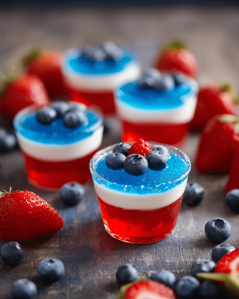 how to make 4th of july jello shots