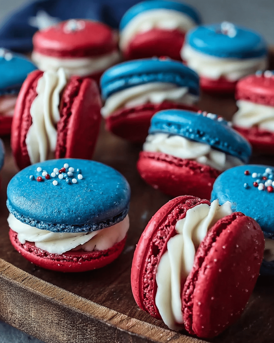 Patriotic Macarons