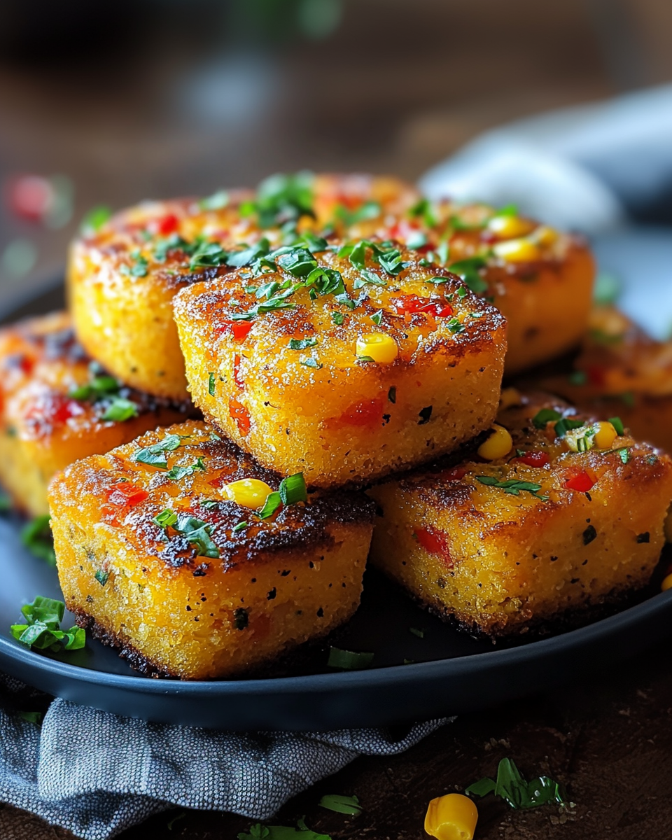 Southern-Style Honey Butter Cornbread Poppers