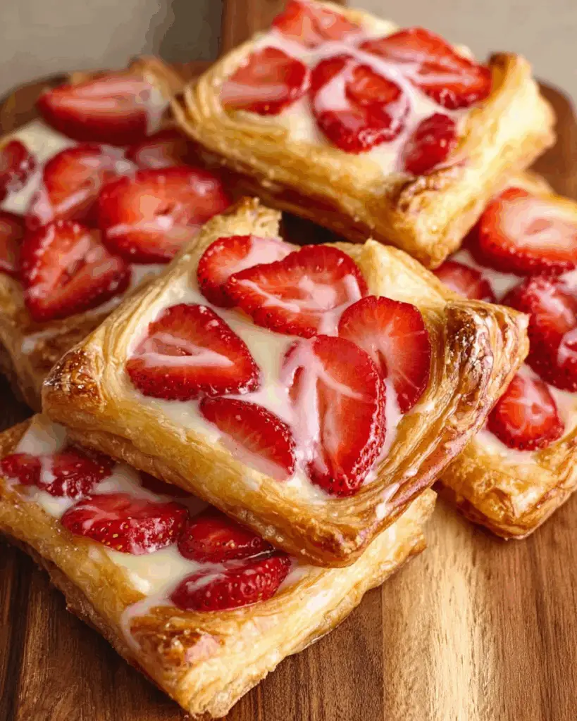 Strawberry Danish (with Cream Cheese)