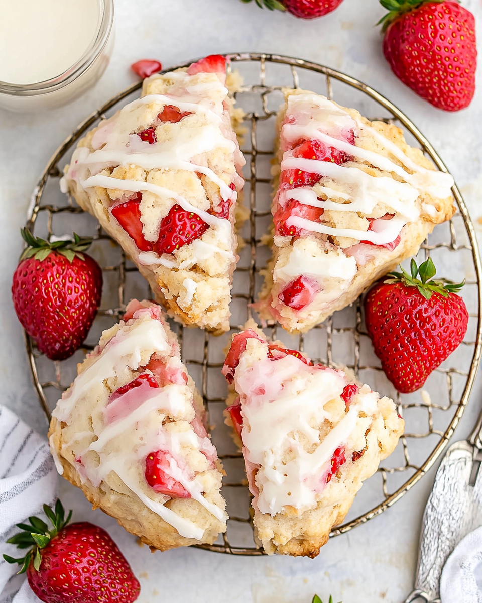 Strawberry Scones