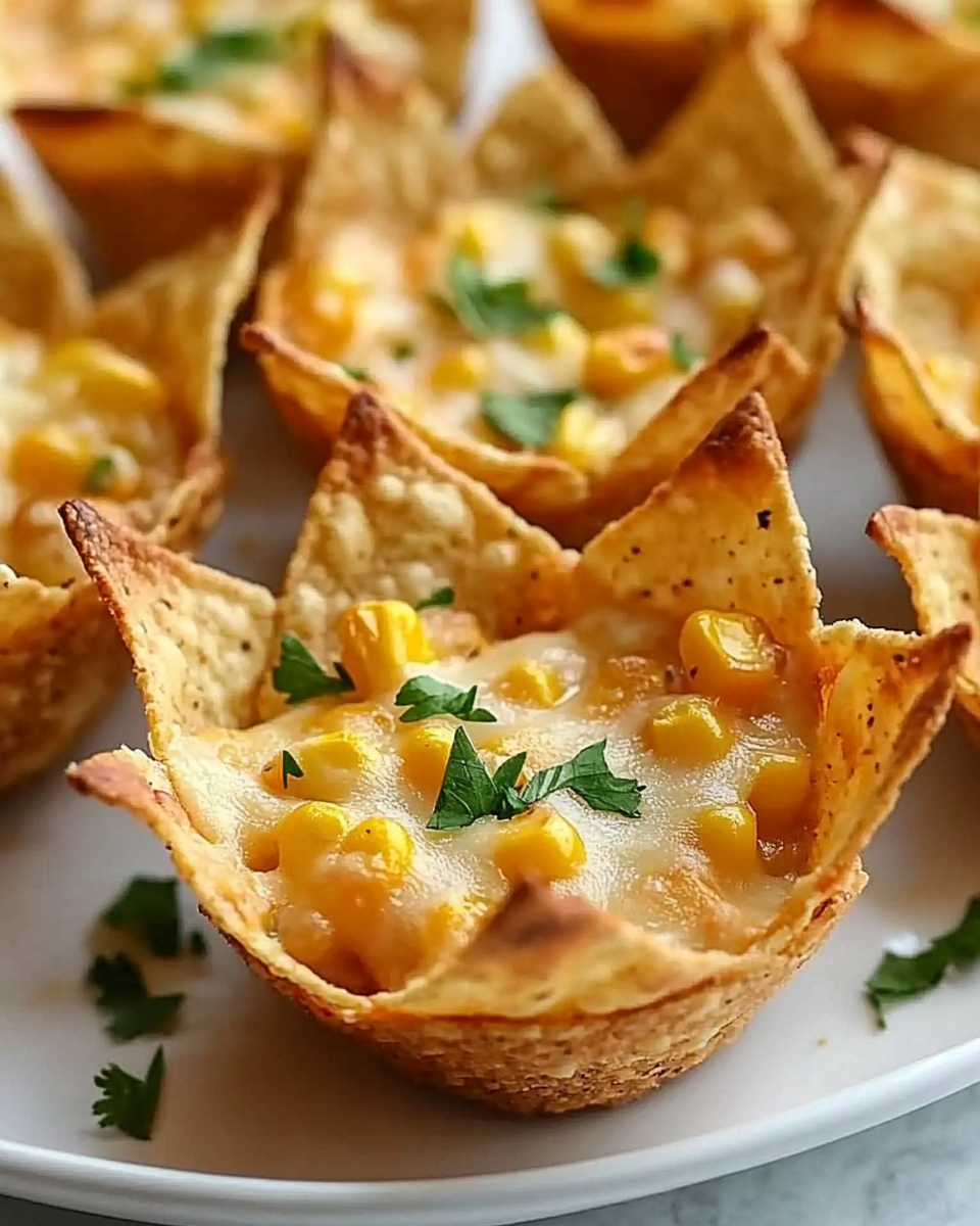 Tortilla Corn Appetizers Snack