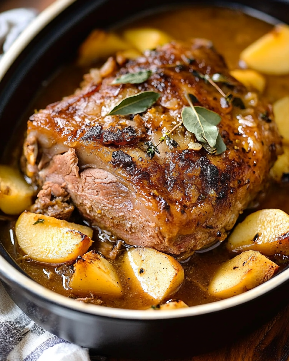 Apple Cider Pork Shoulder