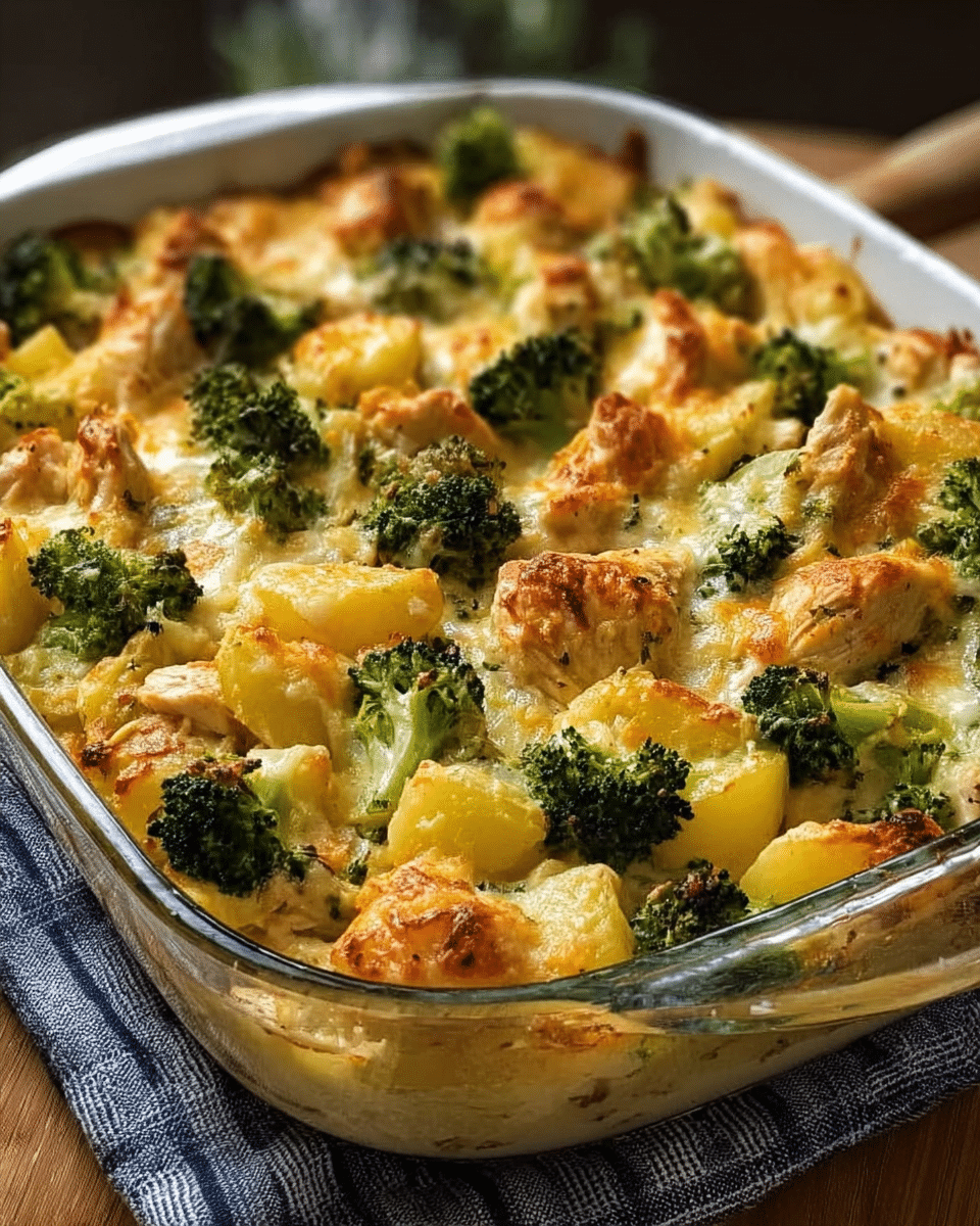 Baked Potato Chicken and Broccoli Casserole