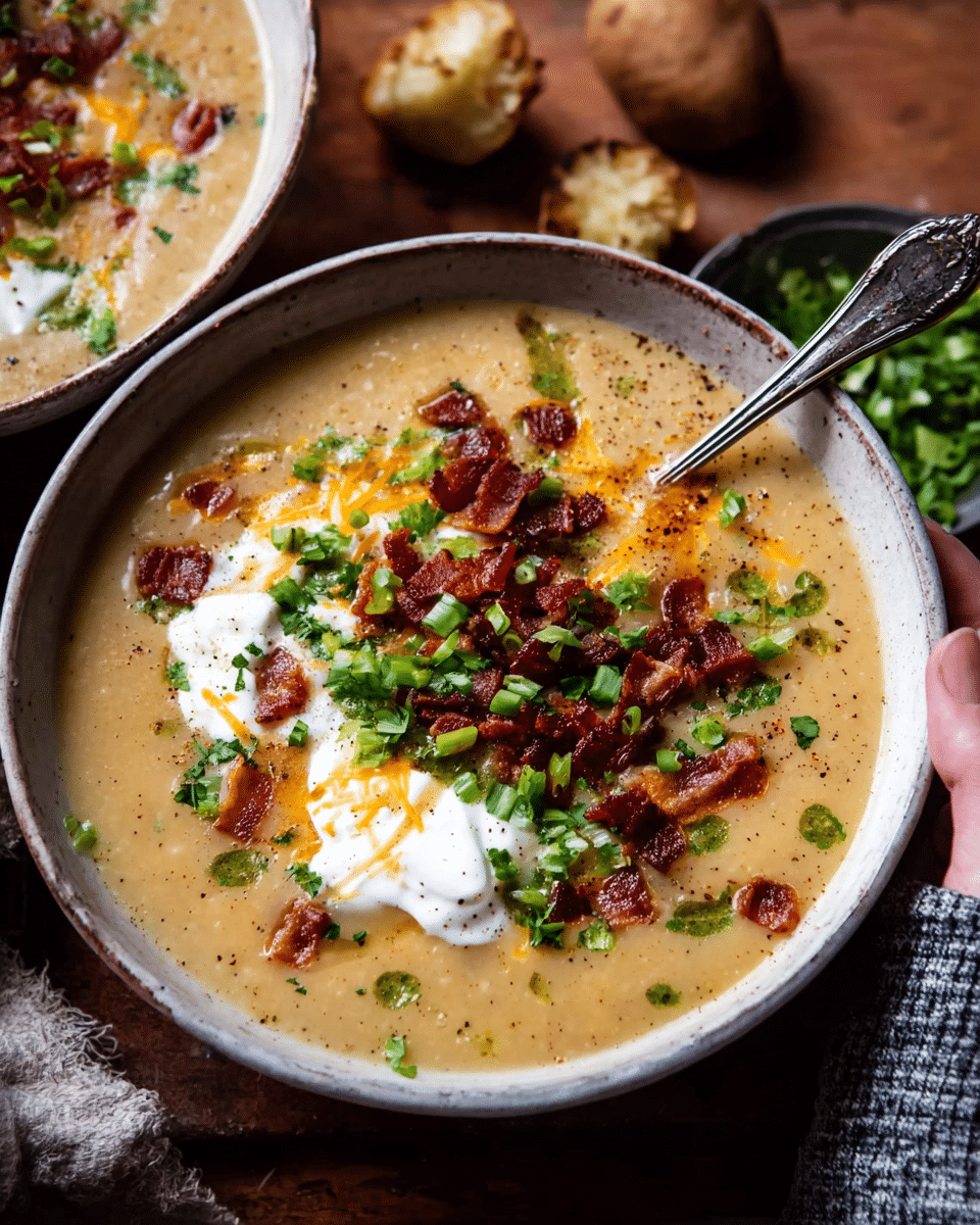 Spicy Baked Potato Soup