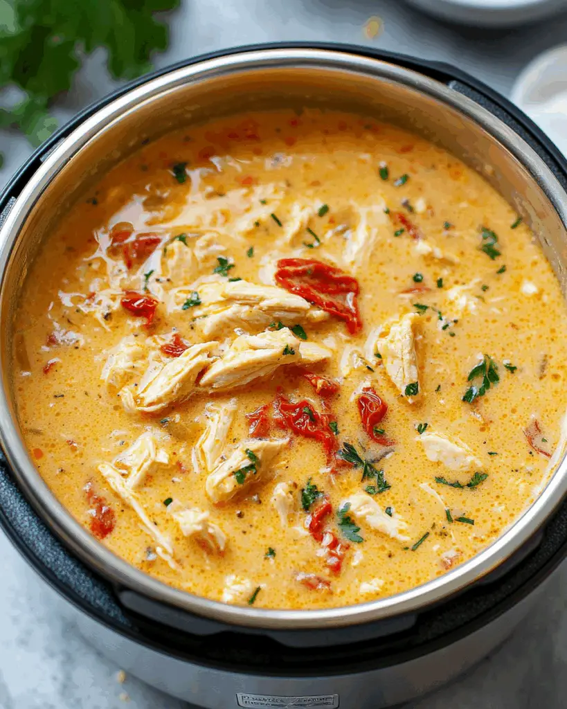 Instant Pot Creamy Chicken Soup