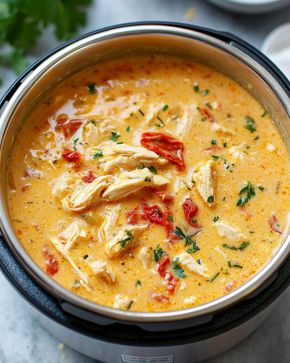 Instant Pot Creamy Chicken Soup