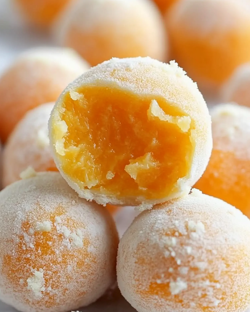 White Chocolate Orange Creamsicle Truffles