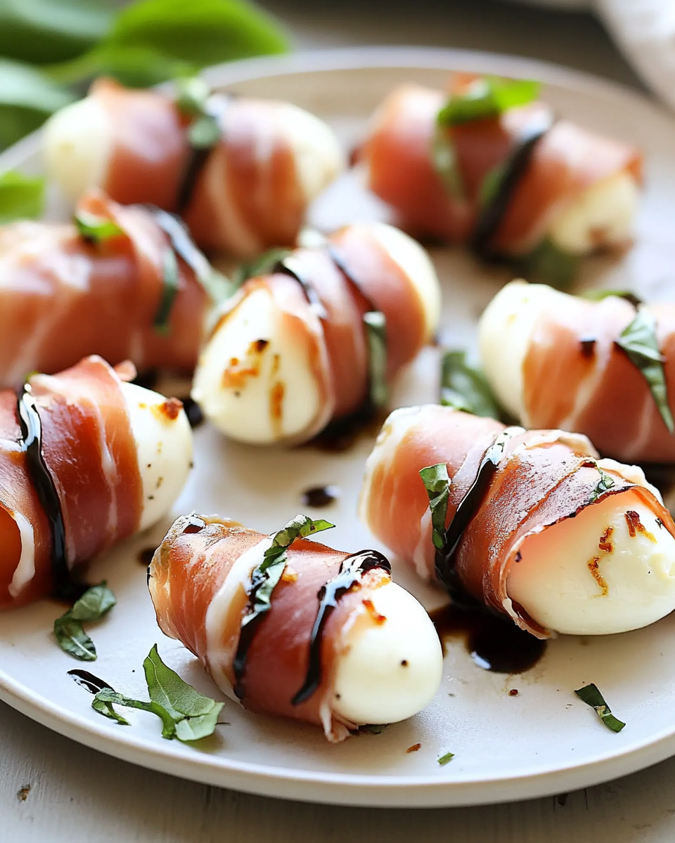 Prosciutto-Wrapped Mozzarella Bites