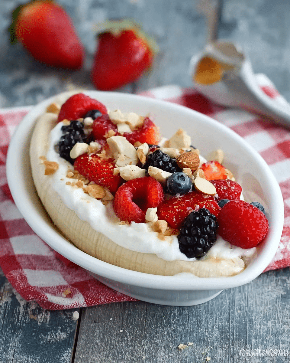 Breakfast Banana Split