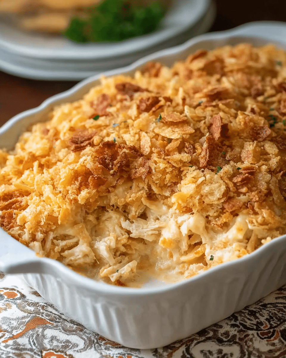 Ritz Cracker Chicken Casserole