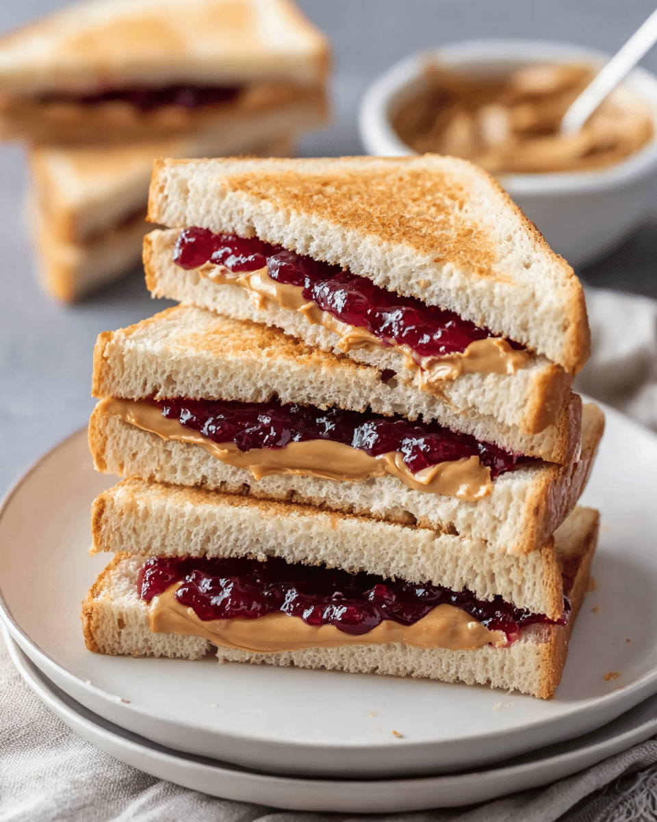 Classic Peanut Butter & Jelly Sandwich