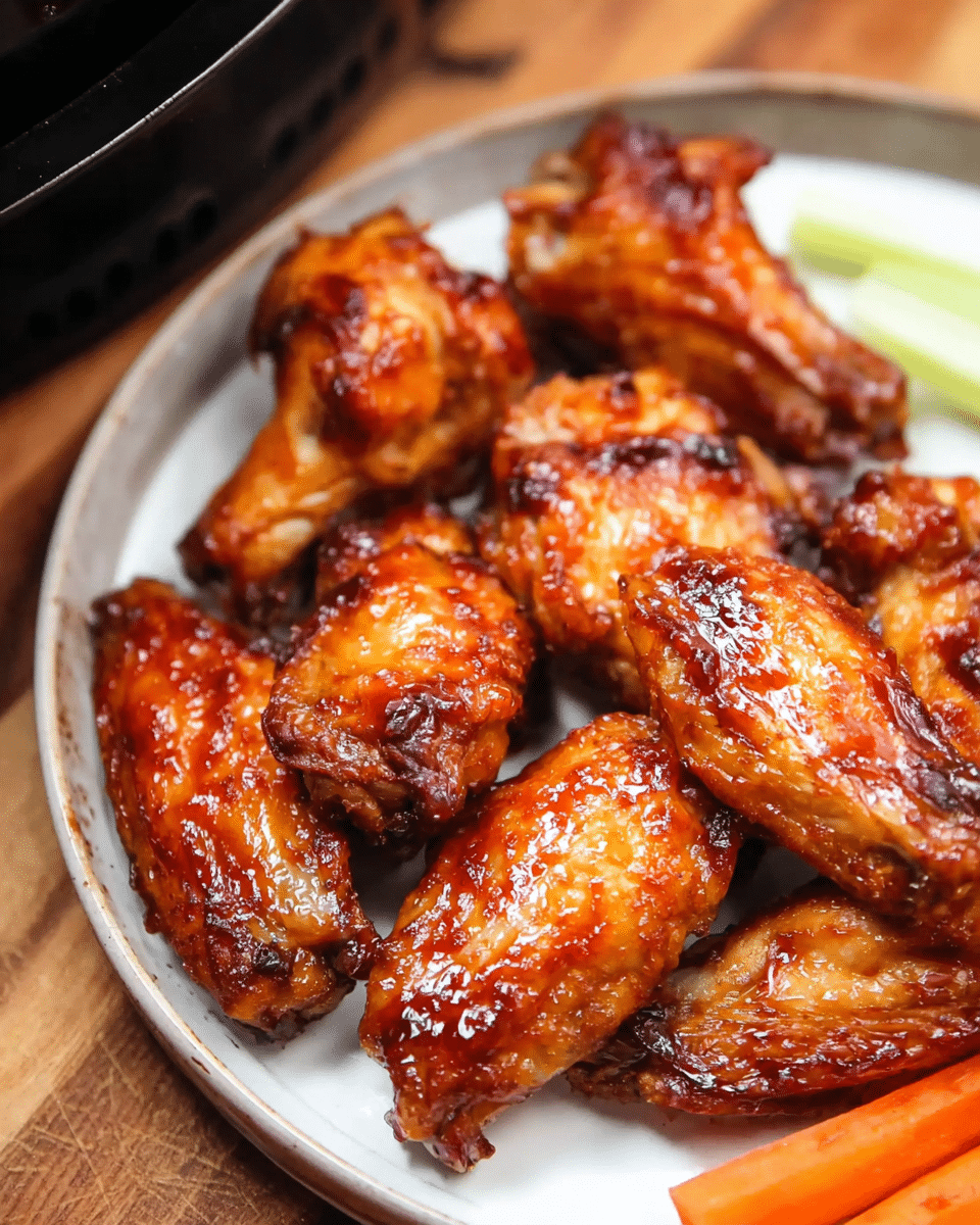 Air Fryer Honey BBQ Wings