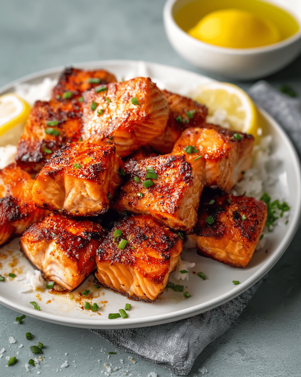 15-Minute Air Fryer Salmon Bites