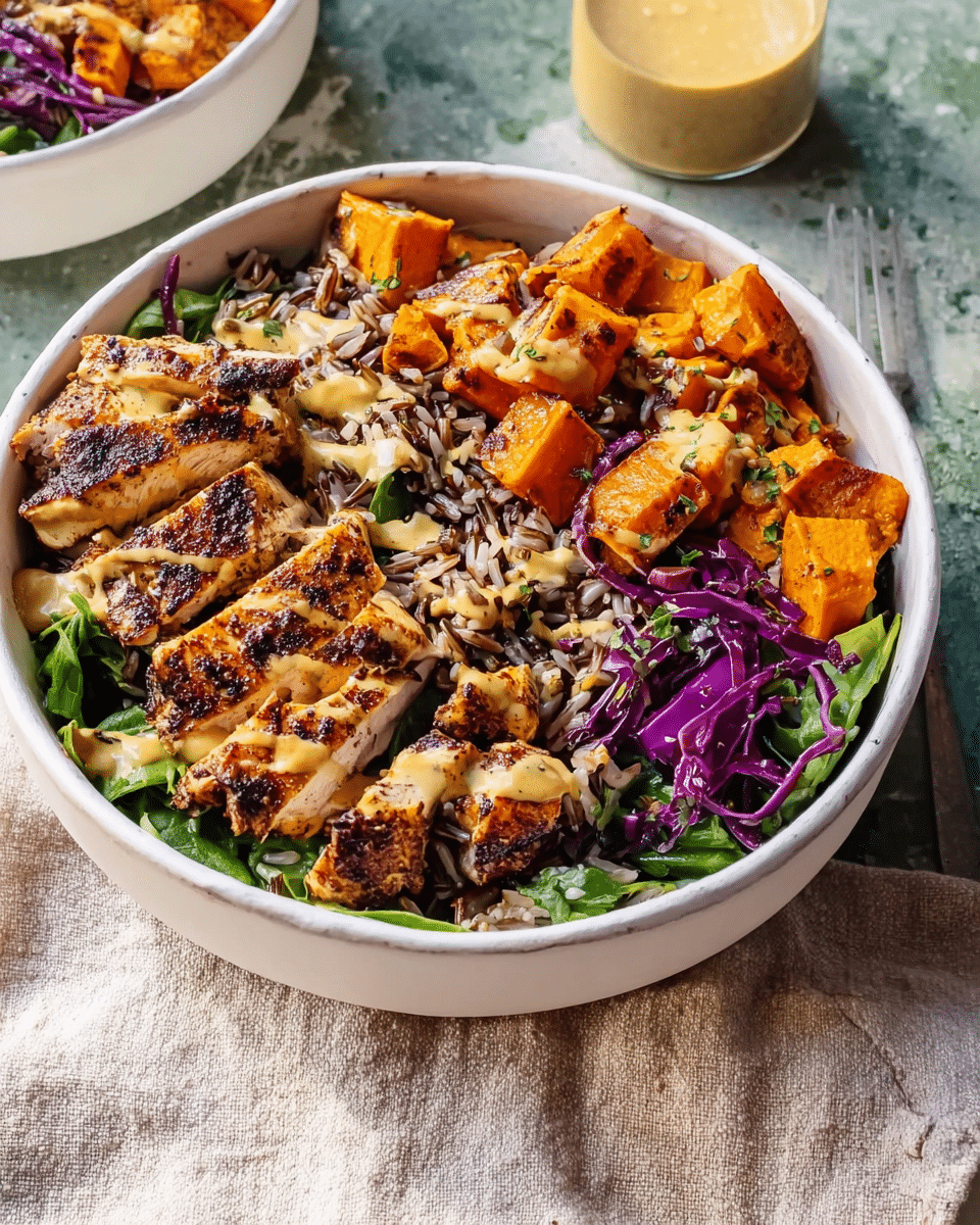 Blackened Chicken and Sweet Potato Bowls