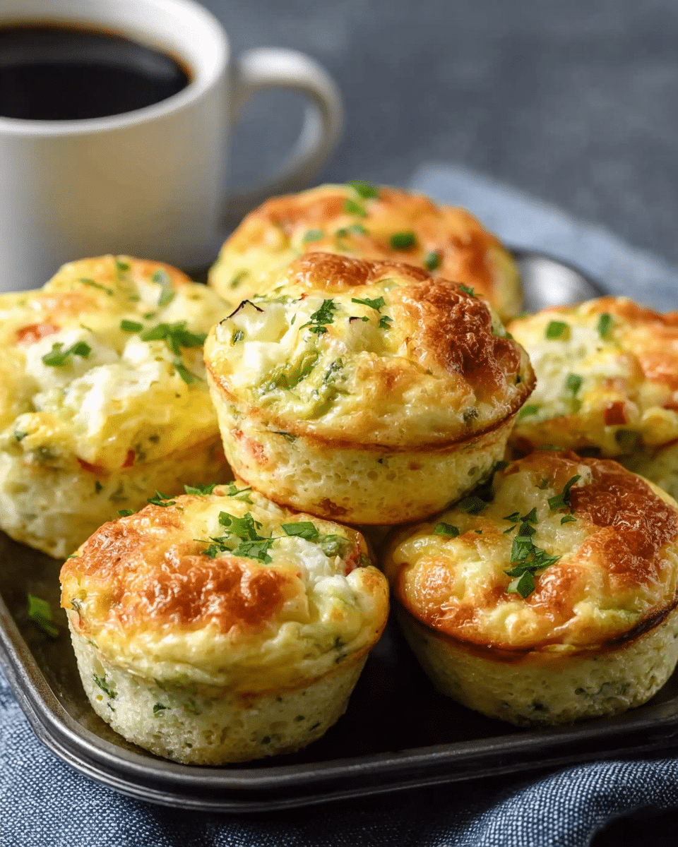 Fluffy Cottage Cheese Egg Muffins