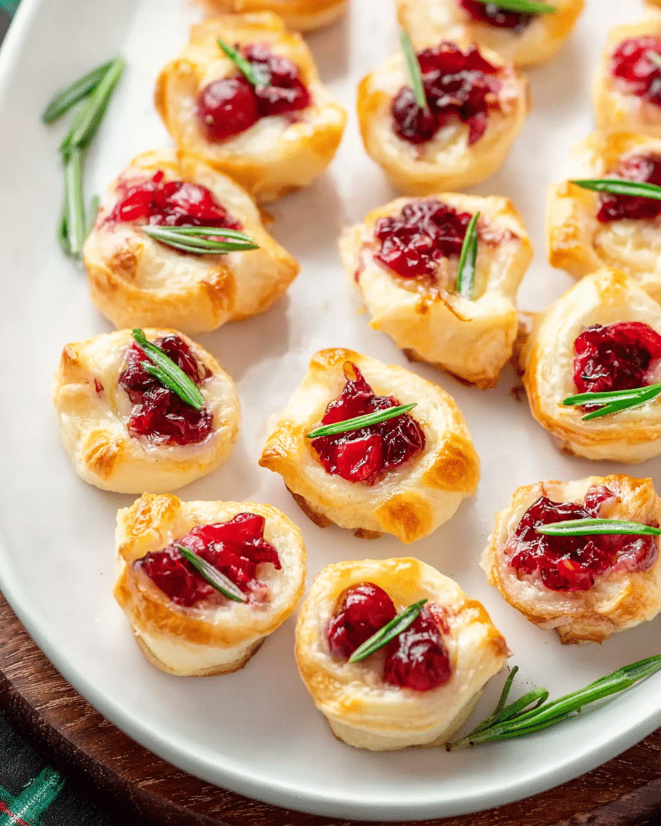 Cranberry Brie Bites