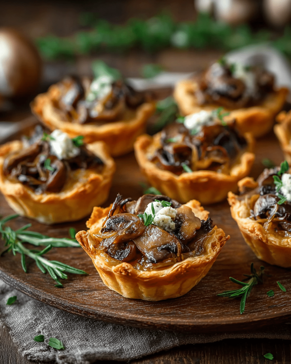 Savory Mushroom Tartlets