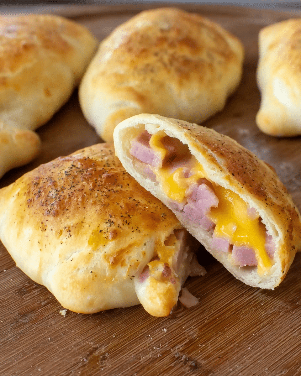 Homemade Ham and Cheese Pockets