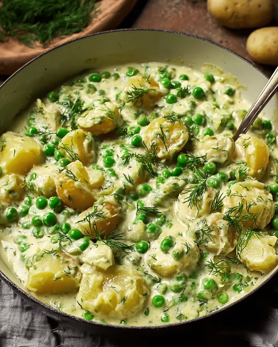 Creamed Peas and Potatoes