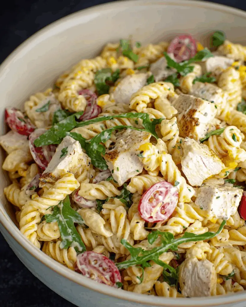 Honey Mustard Chicken Pasta Salad