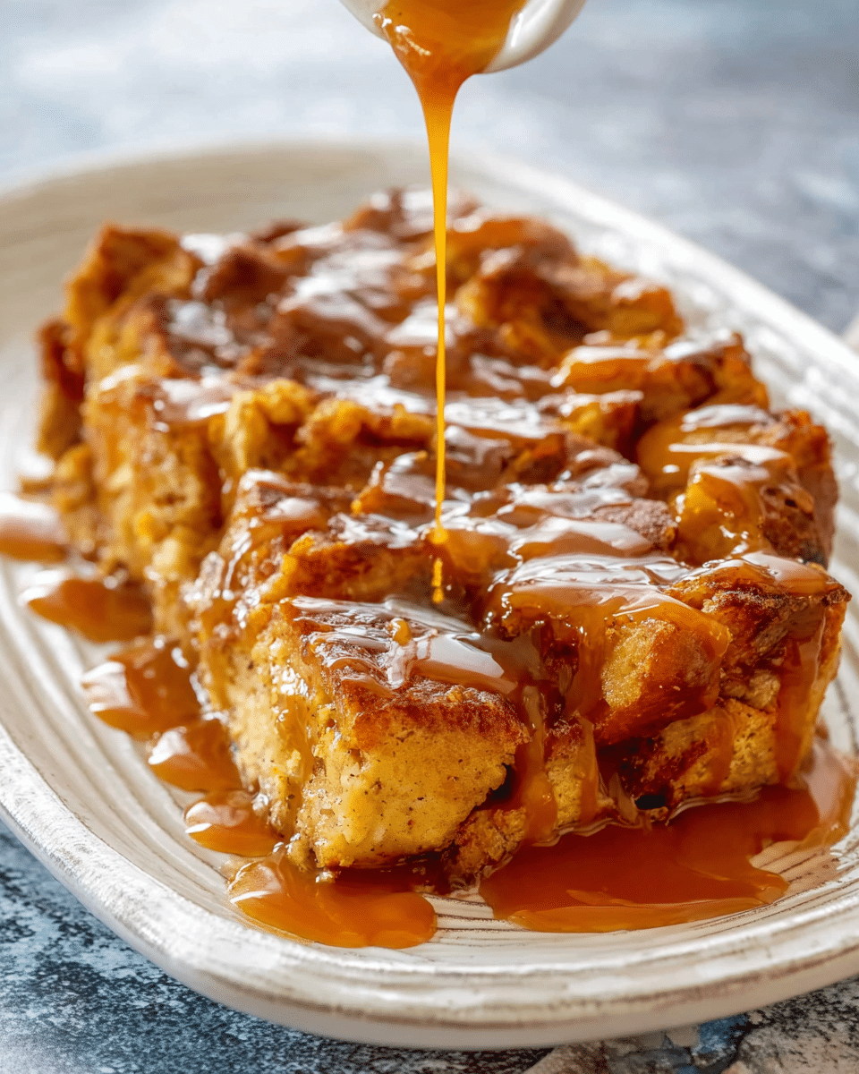 Overnight Caramel French Toast Casserole