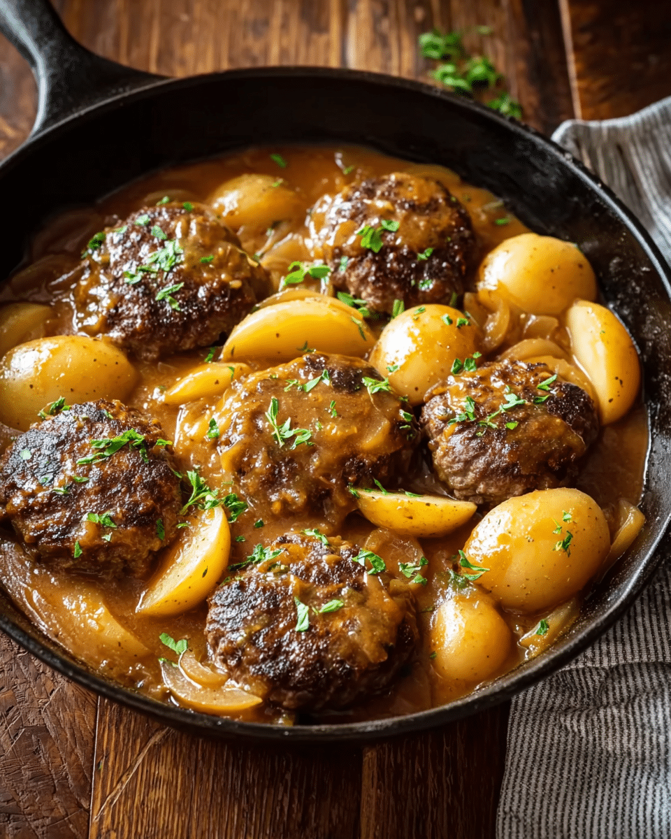 Salisbury Steak and Potato Skillet