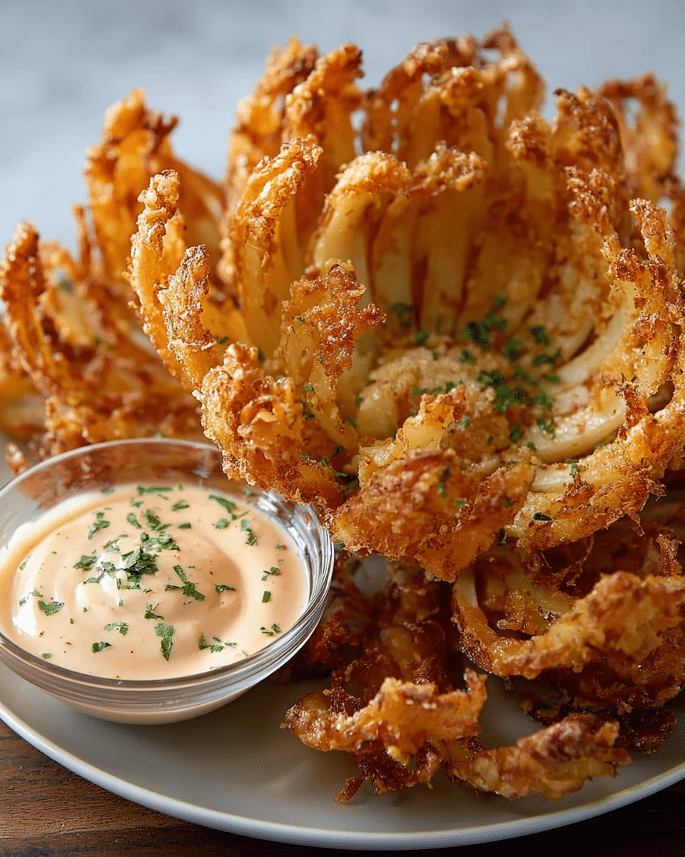 Crispy Blooming Onion