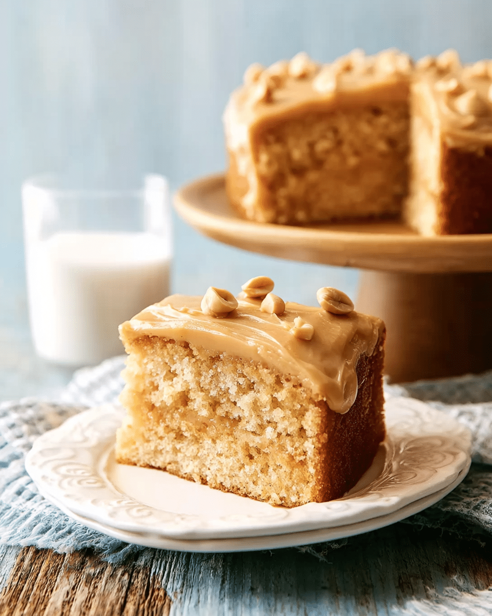 School Days Peanut Butter Cake