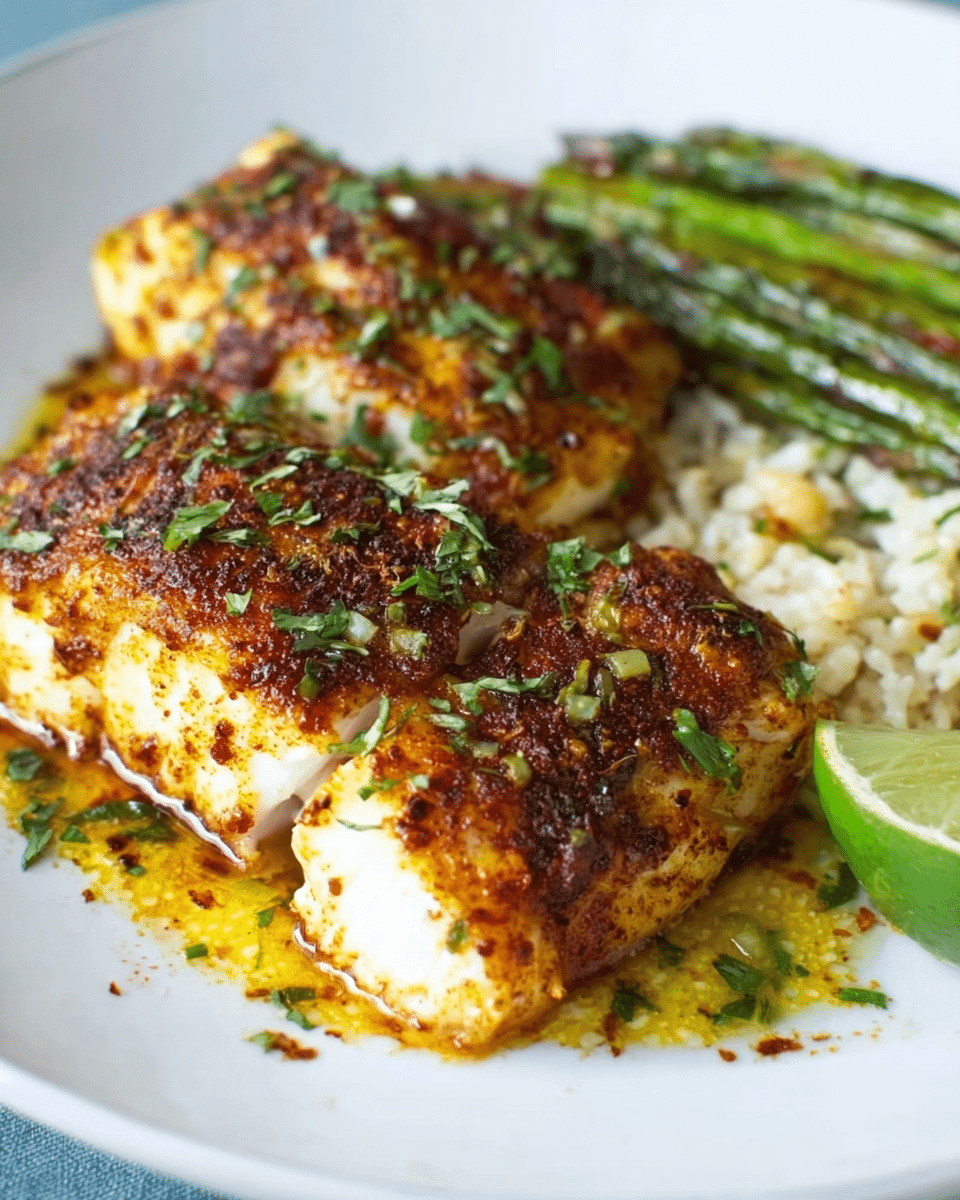 Chili-Lime Cod Fillets