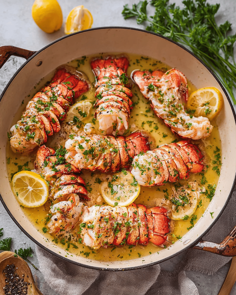 Butter Poached Lobster Tails