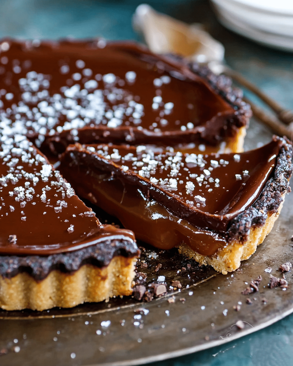 Chocolate Salted Caramel Tart