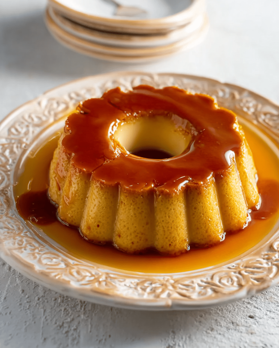 Coconut Caramel Flan