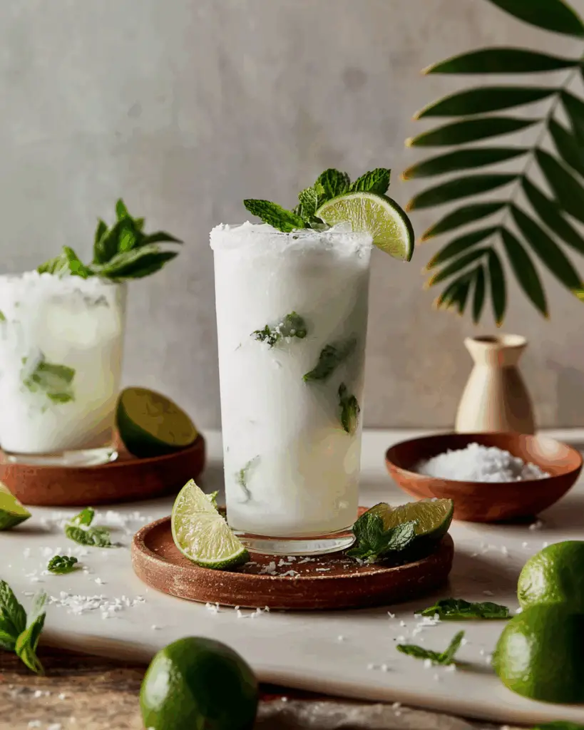 Coconut Mojito Mocktail