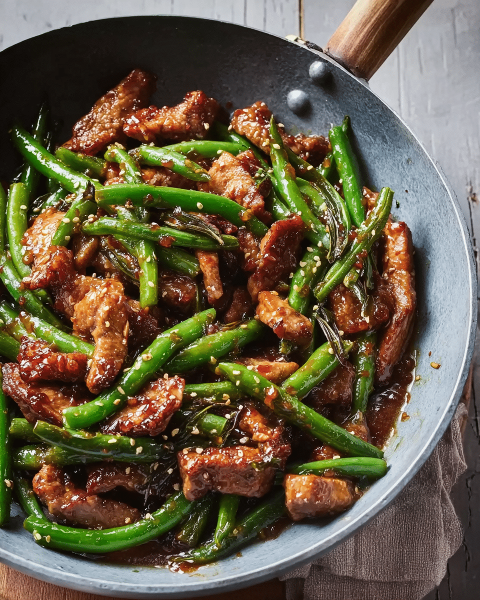 Pork & Green Bean Stir-Fry