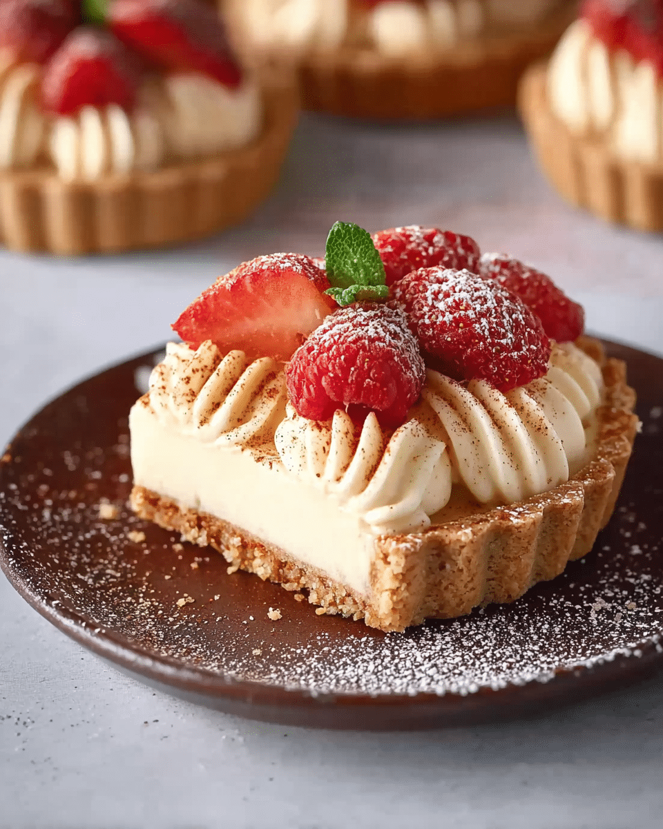 White Chocolate Mousse Tart