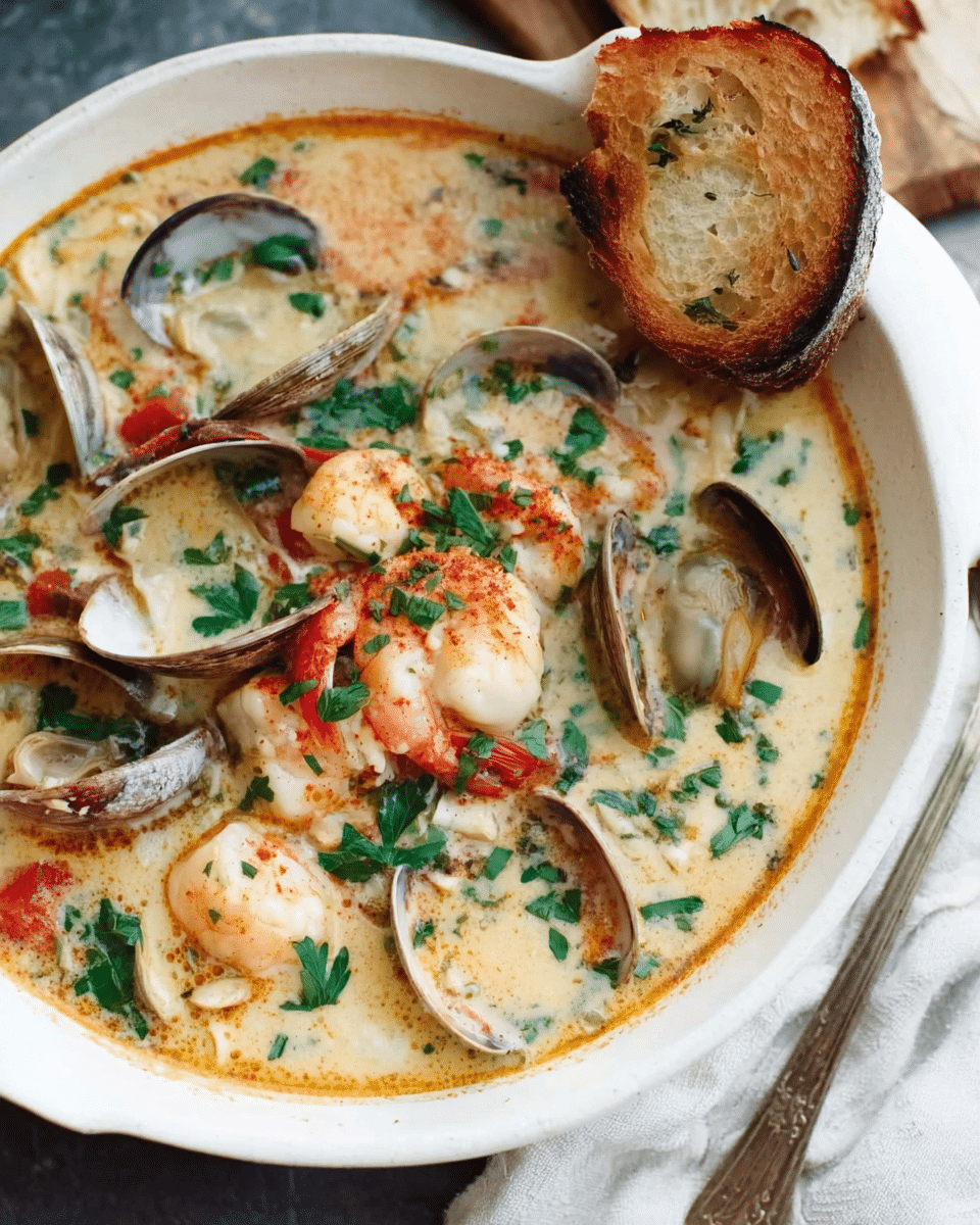 Rustic Seafood Soup