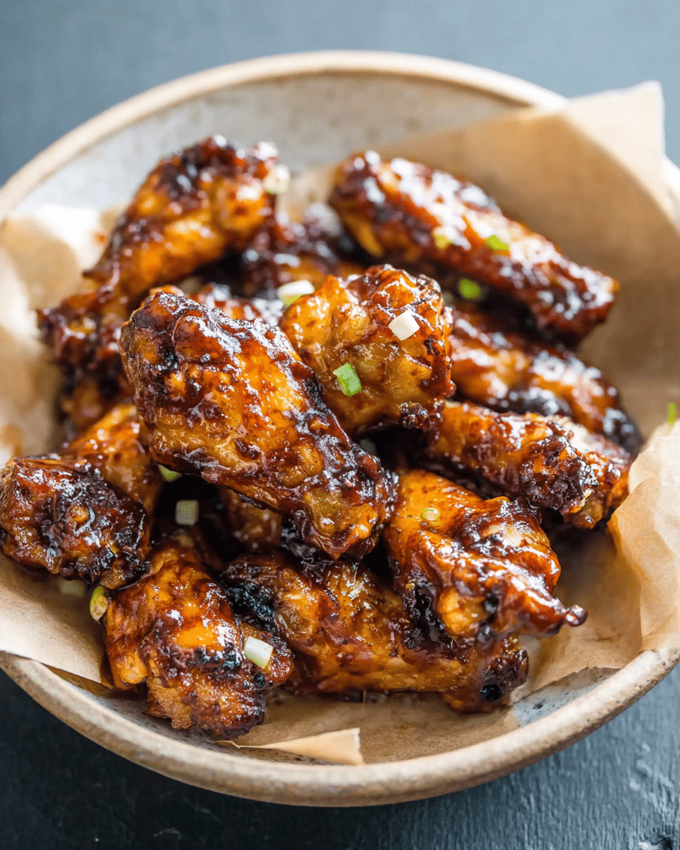 Baked Spicy Barbecue Chicken Wings