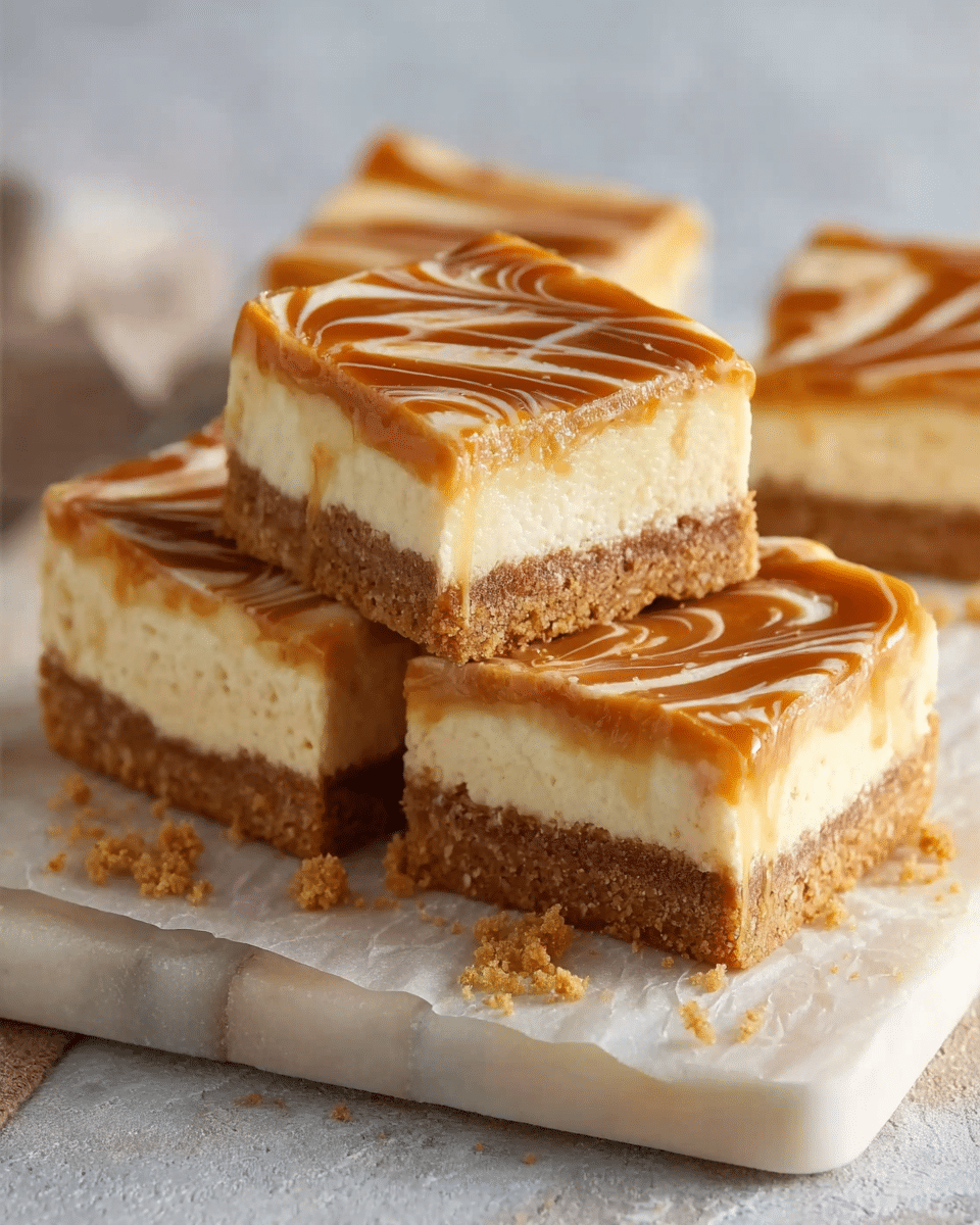 Caramel Cheesecake Bars