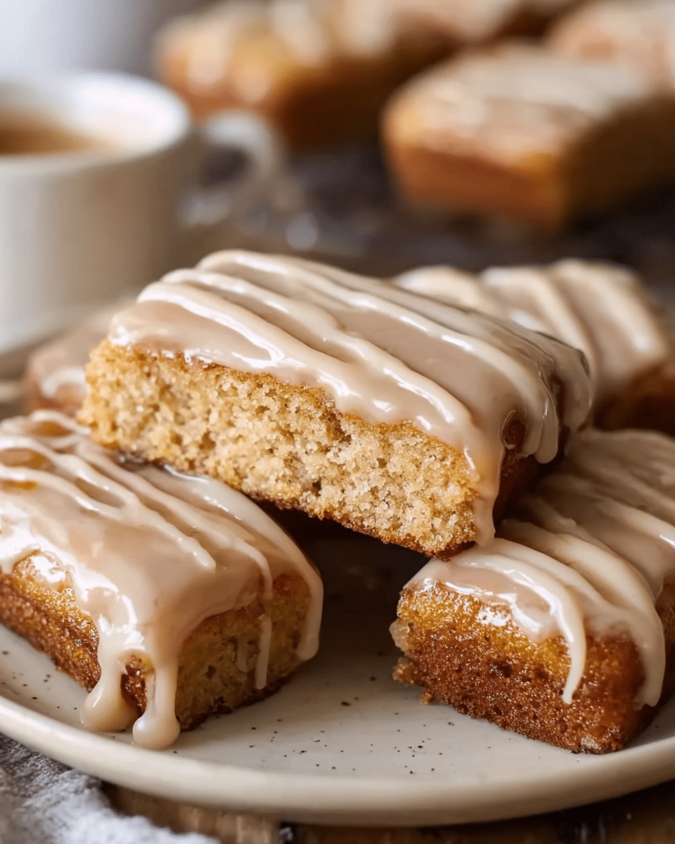 Maple Donut Bars