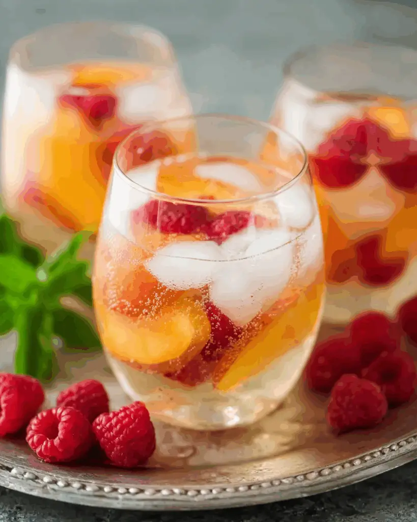 Raspberry Peach Sangria